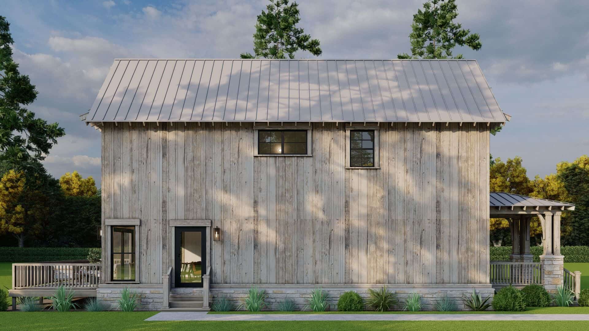 Left Side View of this 3-Bedroom,1706 Sq Ft Plan -193-1070