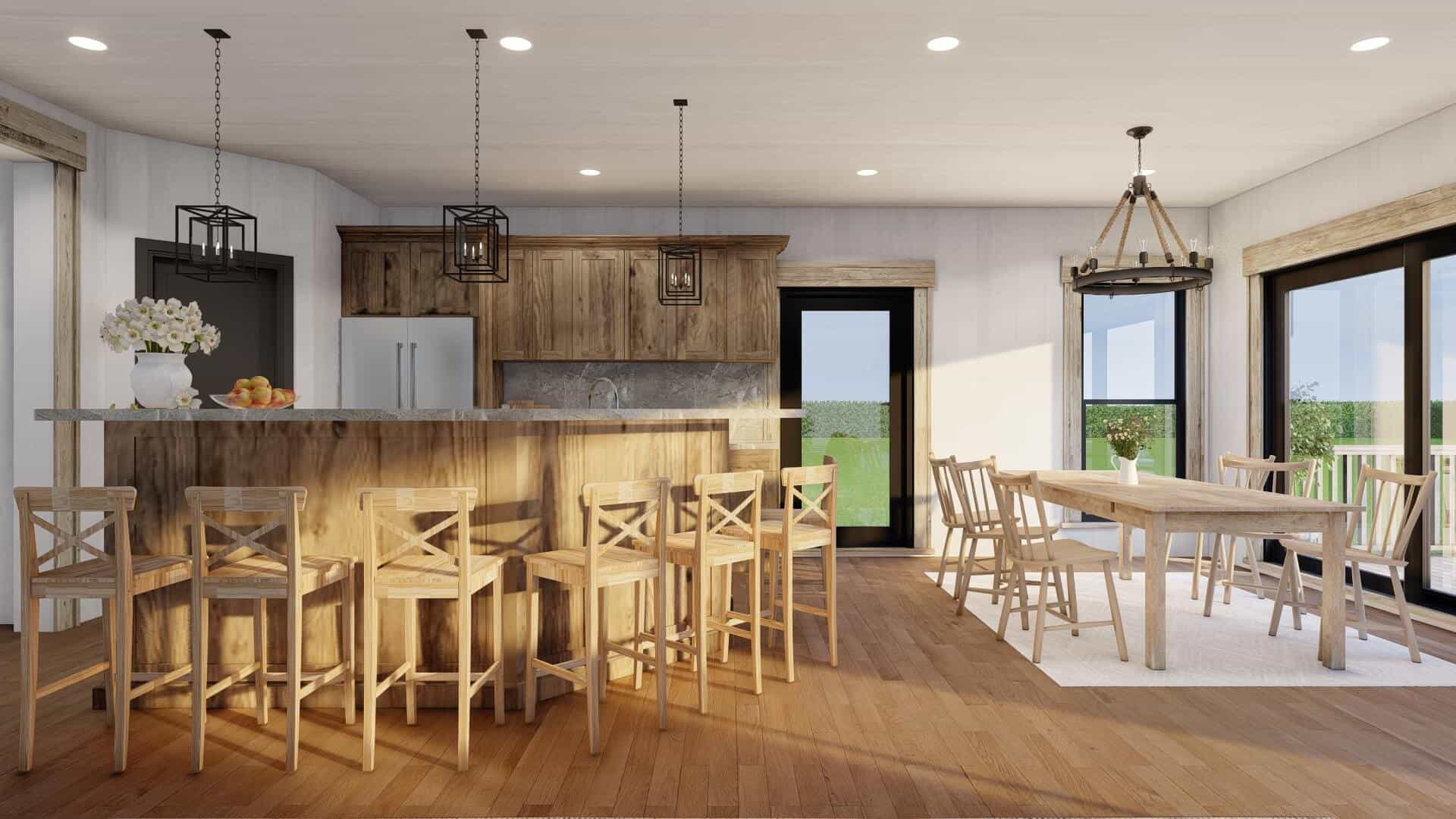 Kitchen of this 3-Bedroom,1706 Sq Ft Plan -193-1070