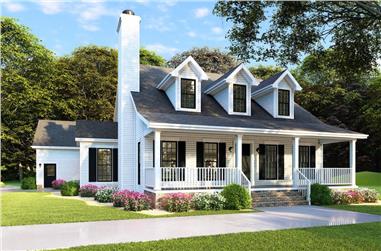 4-Bedroom, 2072 Sq Ft Ranch House - Plan #193-1079 - Front Exterior