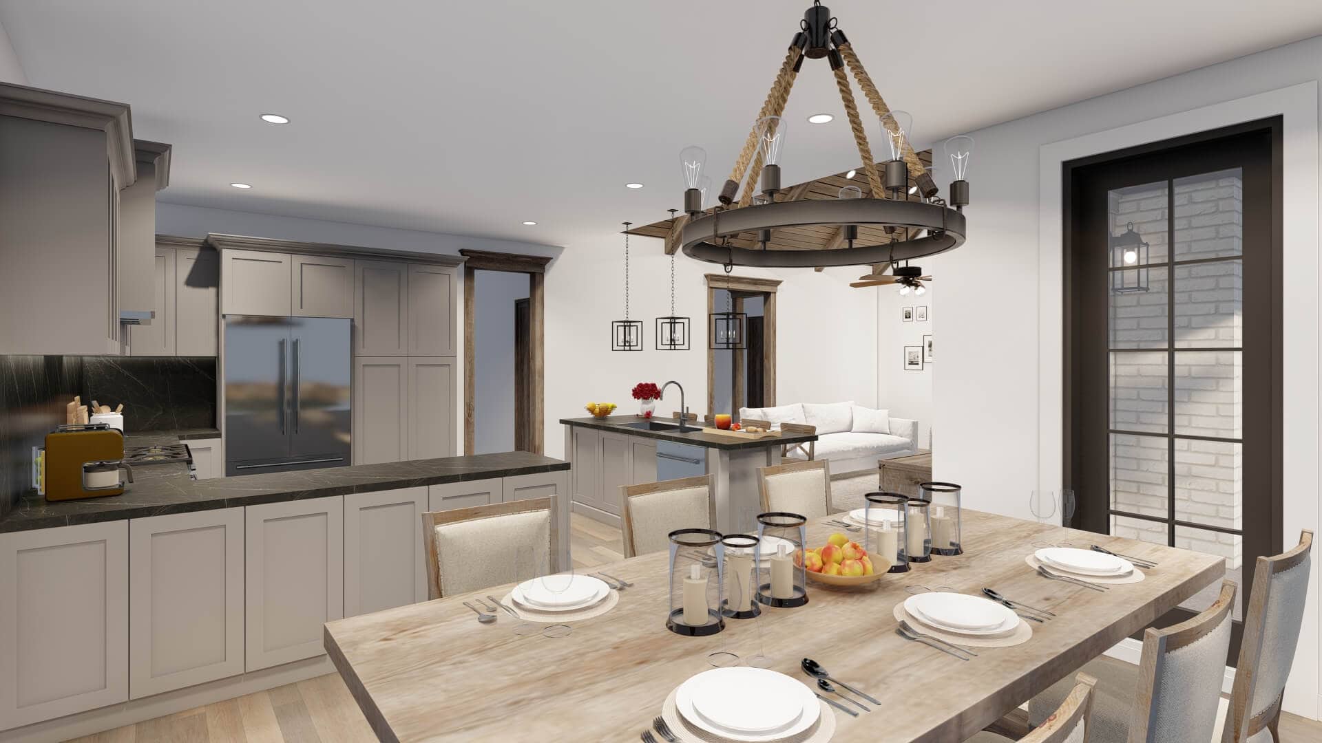 Dining Room of this 3-Bedroom,1757 Sq Ft Plan -193-1085