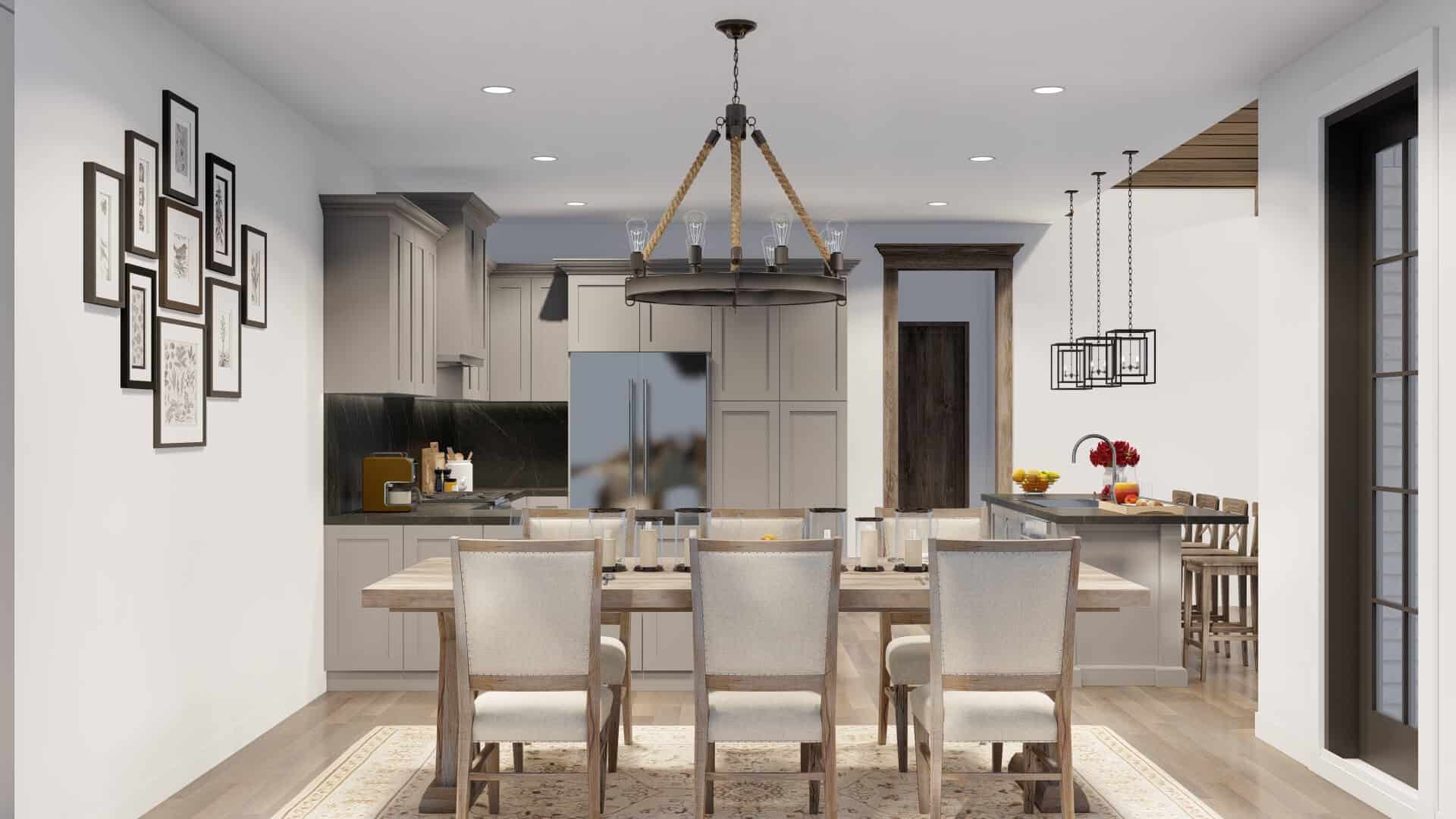 Dining Room of this 3-Bedroom,1757 Sq Ft Plan -193-1085