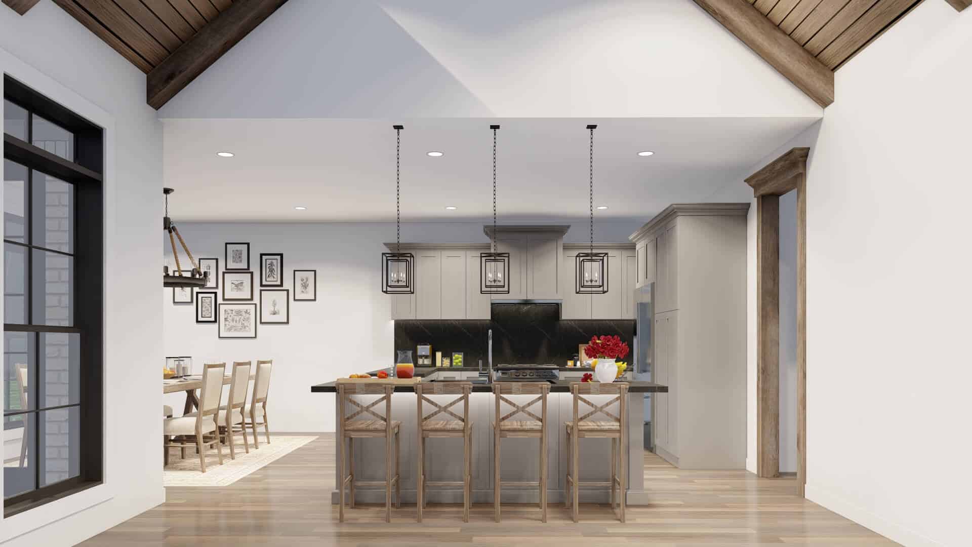 Kitchen: Kitchen Island of this 3-Bedroom,1757 Sq Ft Plan -193-1085