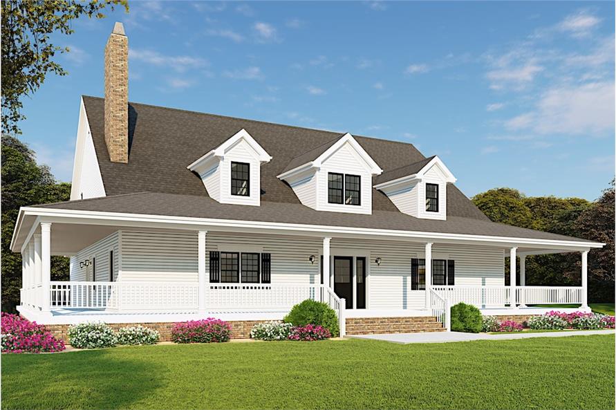 3-Bedroom, 2711 Sq Ft Farmhouse House - Plan #193-1090 - Front Exterior