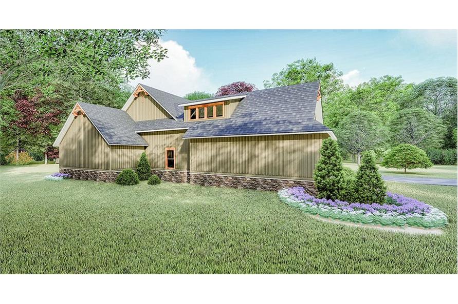 Left Side View of this 4-Bedroom,5098 Sq Ft Plan -193-1101