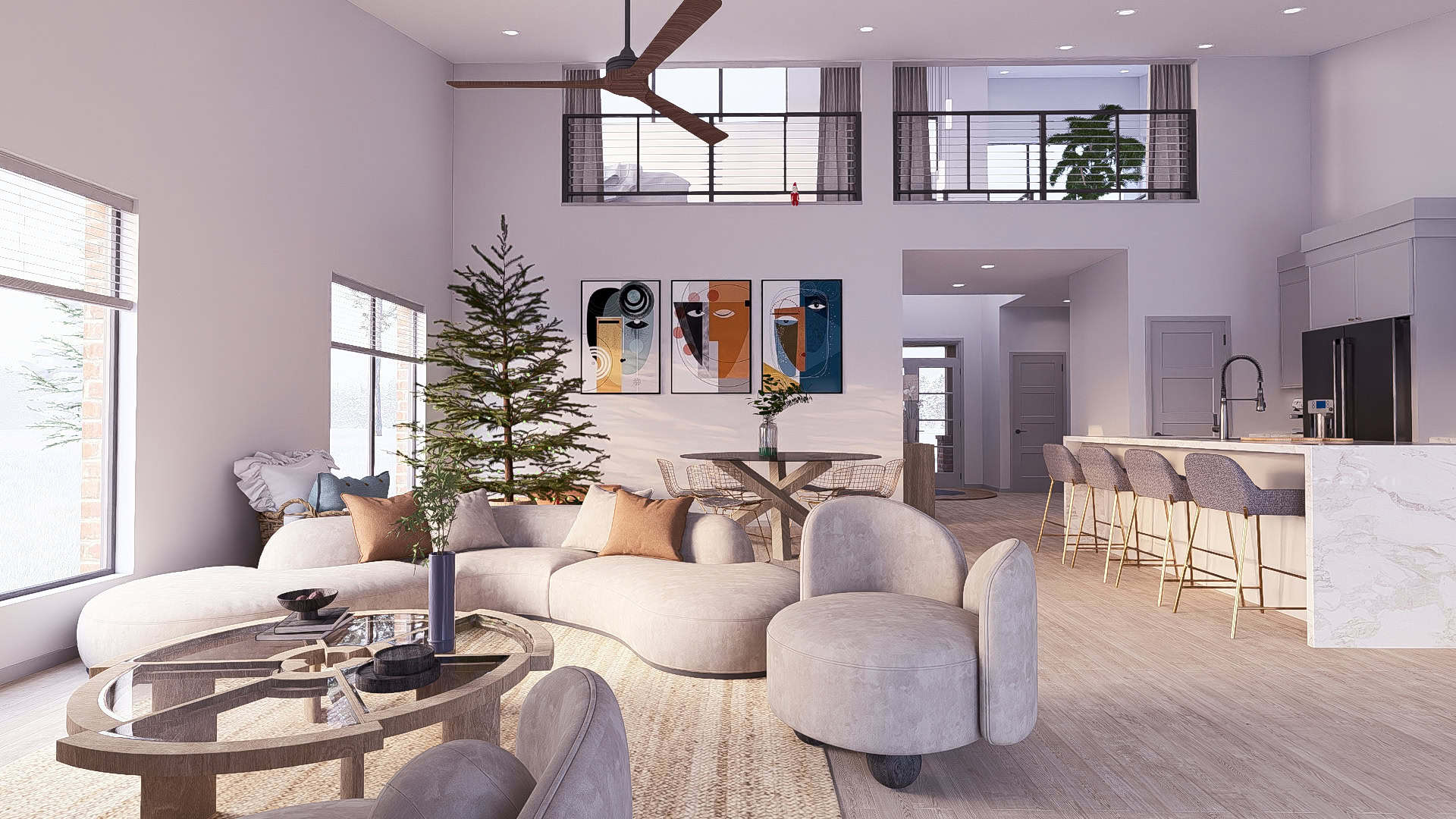 Great Room of this 3-Bedroom,3237 Sq Ft Plan -193-1116