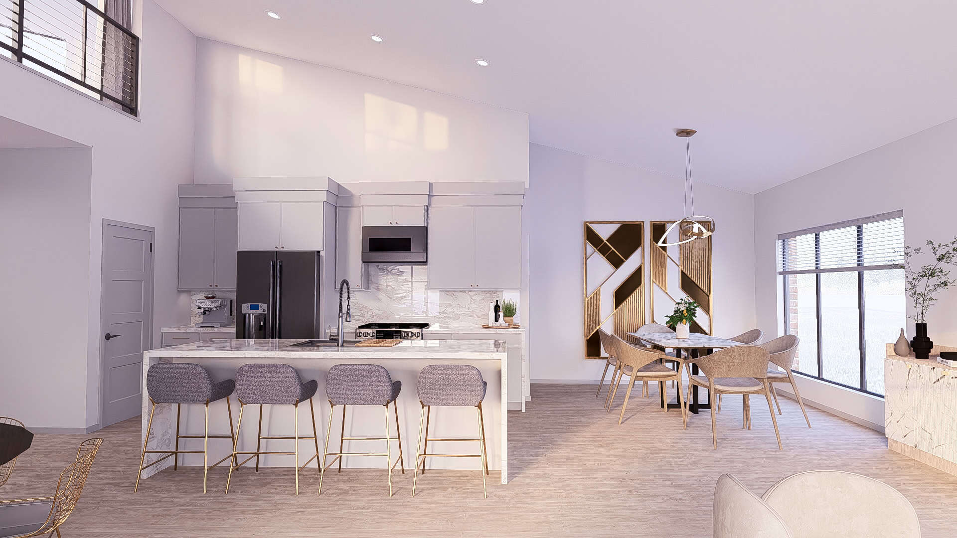 Kitchen: Breakfast Bar of this 3-Bedroom,3237 Sq Ft Plan -193-1116