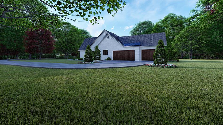 Side View of this 3-Bedroom, 2641 Sq Ft Plan - 193-1131
