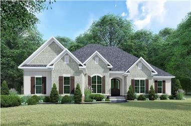 4-Bedroom, 2663 Sq Ft Acadian Home - Plan #193-1134 - Main Exterior