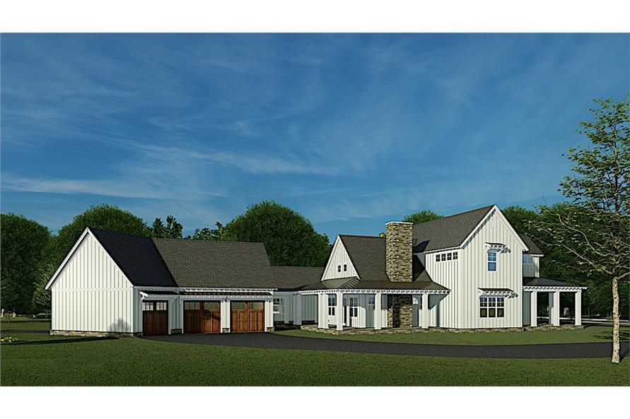 Rear View of this 5-Bedroom,3934 Sq Ft Plan -193-1141