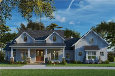 3-Bedroom, 2269 Sq Ft Ranch House - Plan #193-1142 - Front Exterior