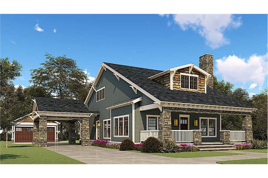 Left View of this 3-Bedroom,2358 Sq Ft Plan -193-1156