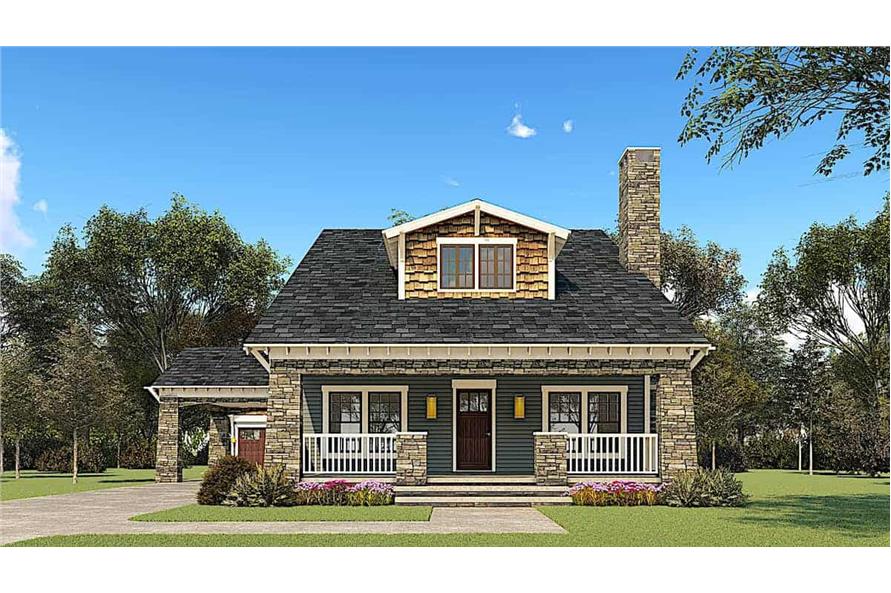 Front View of this 3-Bedroom,2358 Sq Ft Plan -193-1156