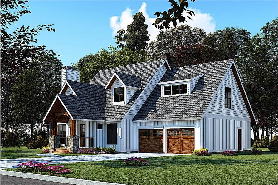 193-1169: Home Plan Rendering-Right View