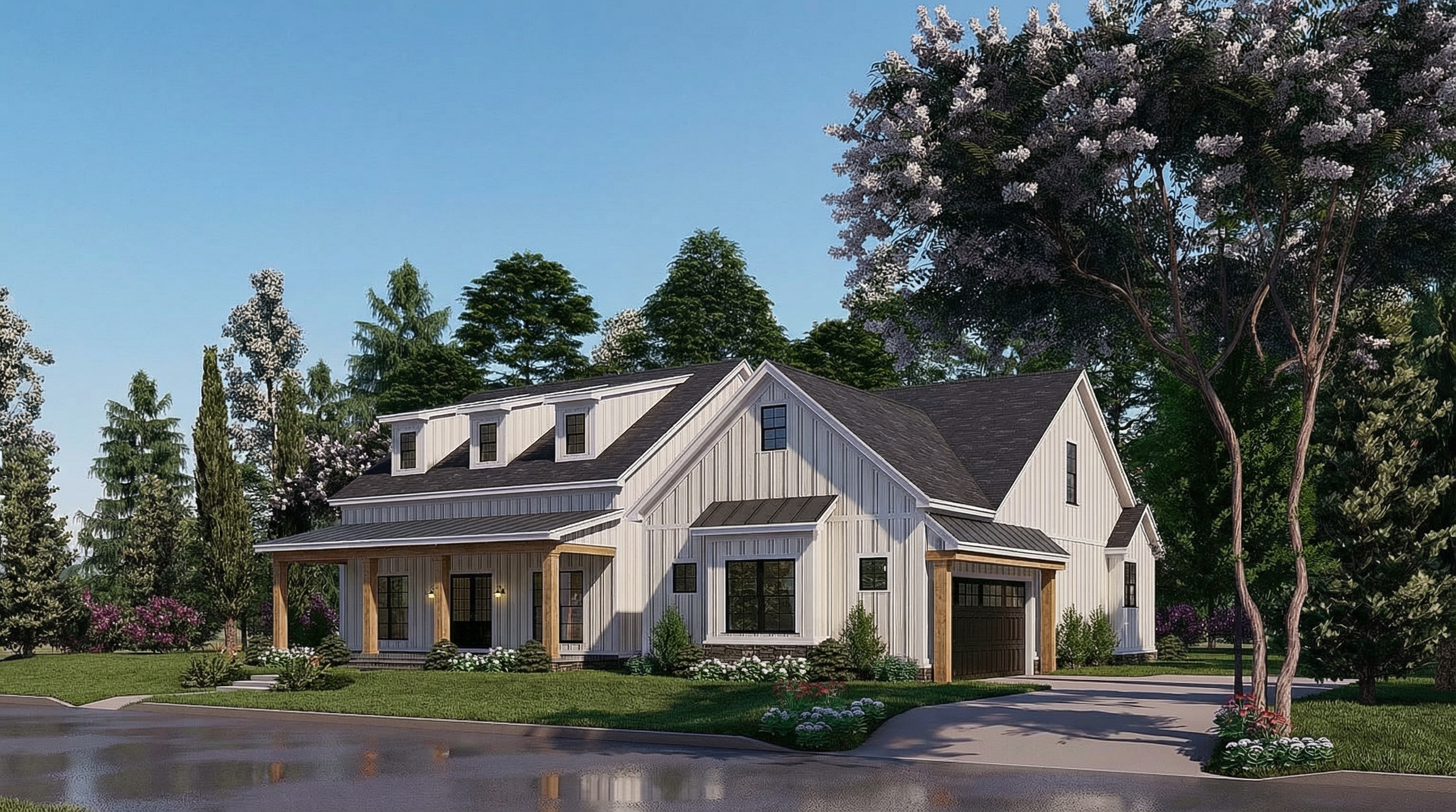 Side View of this 4-Bedroom,2343 Sq Ft Plan -193-1177