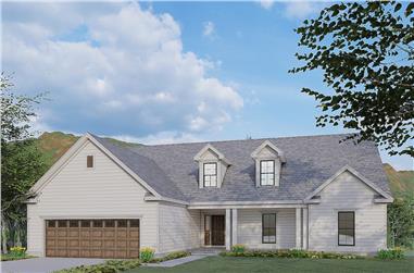 3-Bedroom, 2088 Sq Ft Ranch House - Plan #193-1178 - Front Exterior