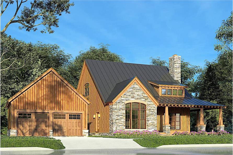 Front View of this 3-Bedroom,2006 Sq Ft Plan -193-1179