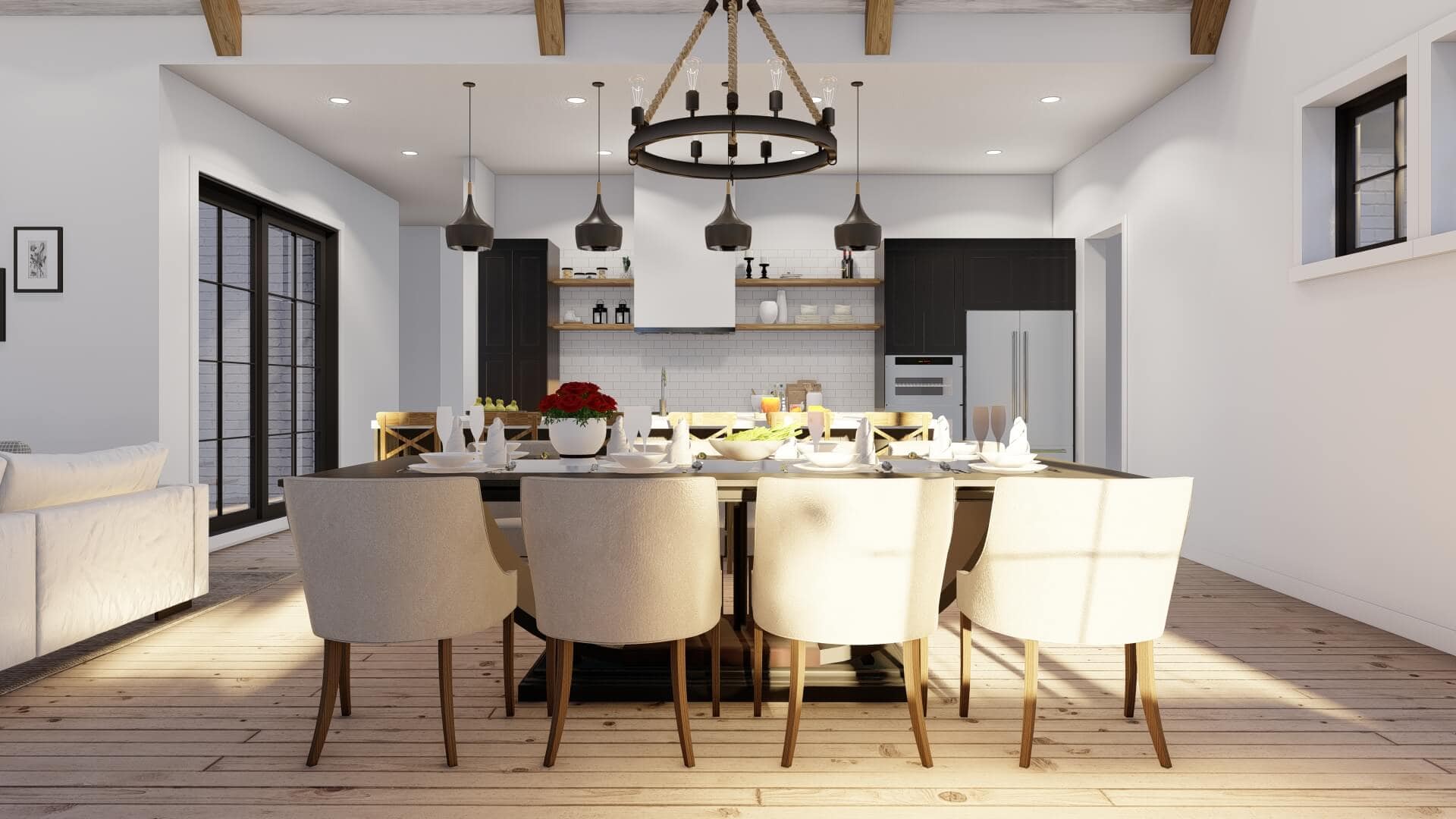 Dining Room of this 3-Bedroom,2782 Sq Ft Plan -193-1198