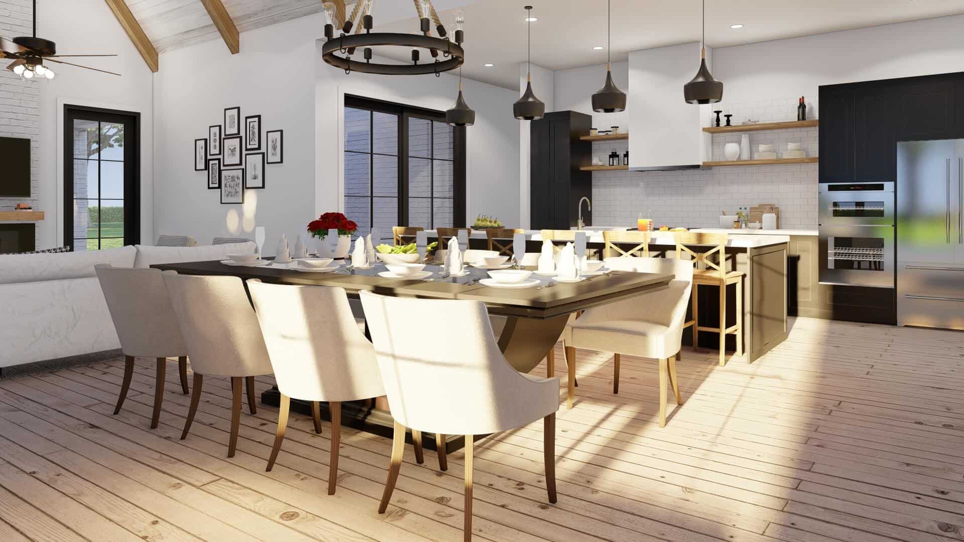 Dining Room of this 3-Bedroom,2782 Sq Ft Plan -193-1198