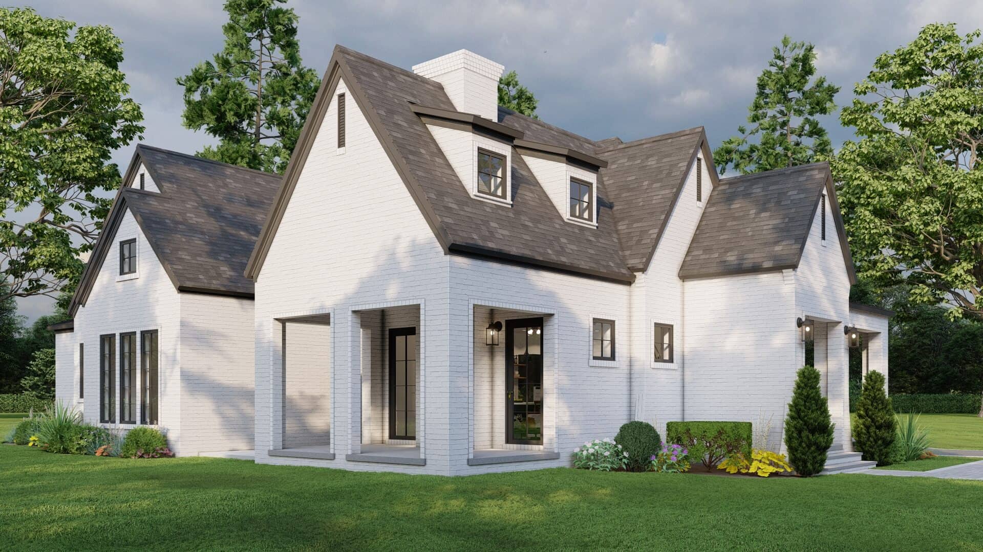 Left Side View of this 3-Bedroom,2782 Sq Ft Plan -193-1198