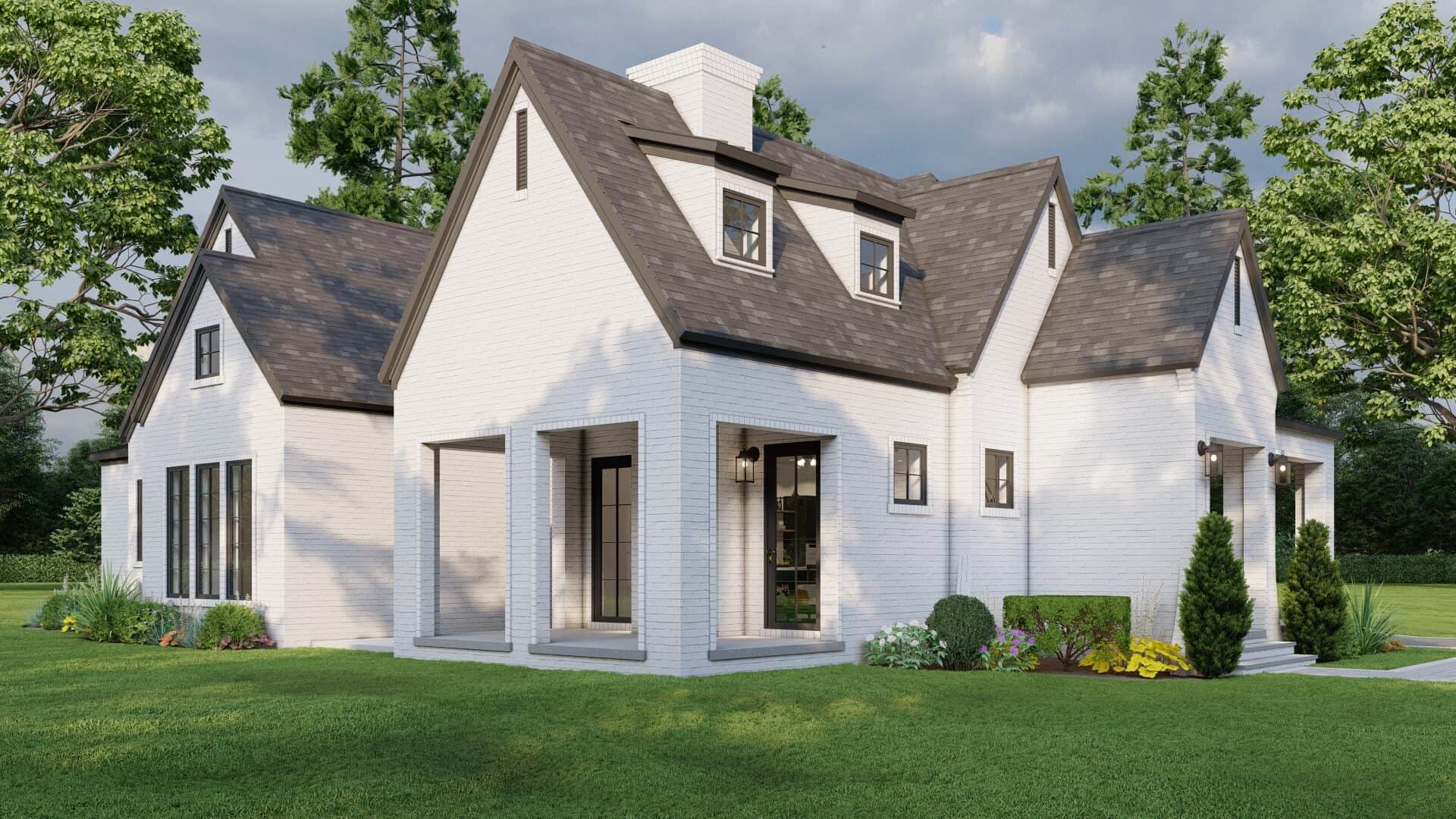 Left Side View of this 3-Bedroom,2782 Sq Ft Plan -193-1198