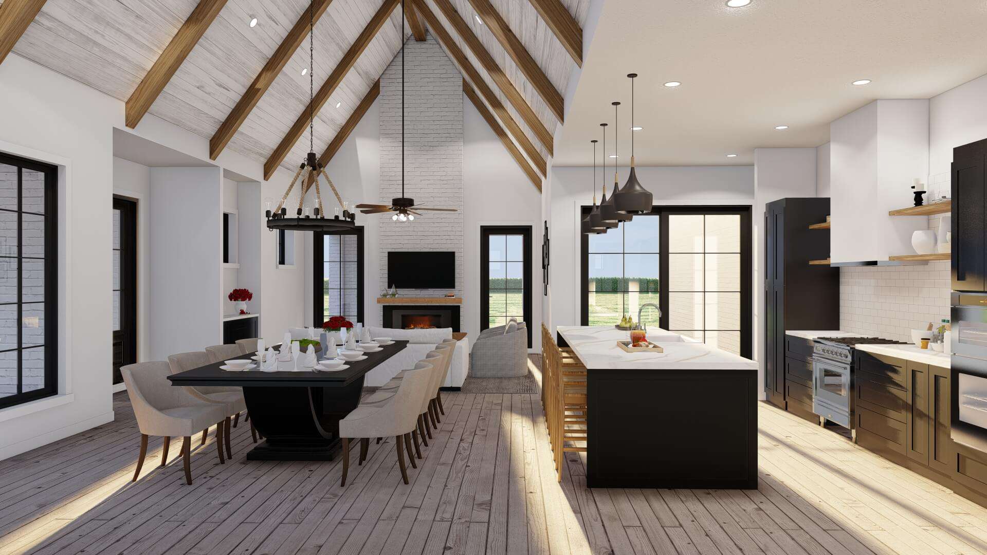 Kitchen of this 3-Bedroom,2782 Sq Ft Plan -193-1198