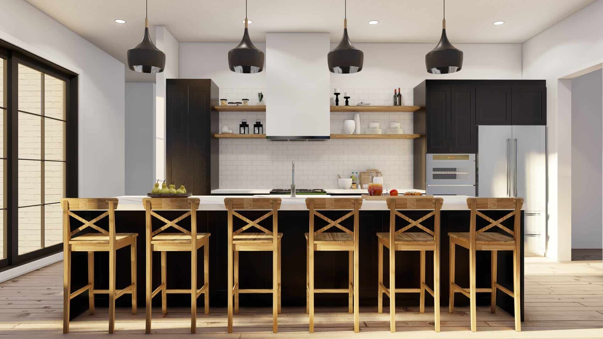 Kitchen: Kitchen Island of this 3-Bedroom,2782 Sq Ft Plan -193-1198