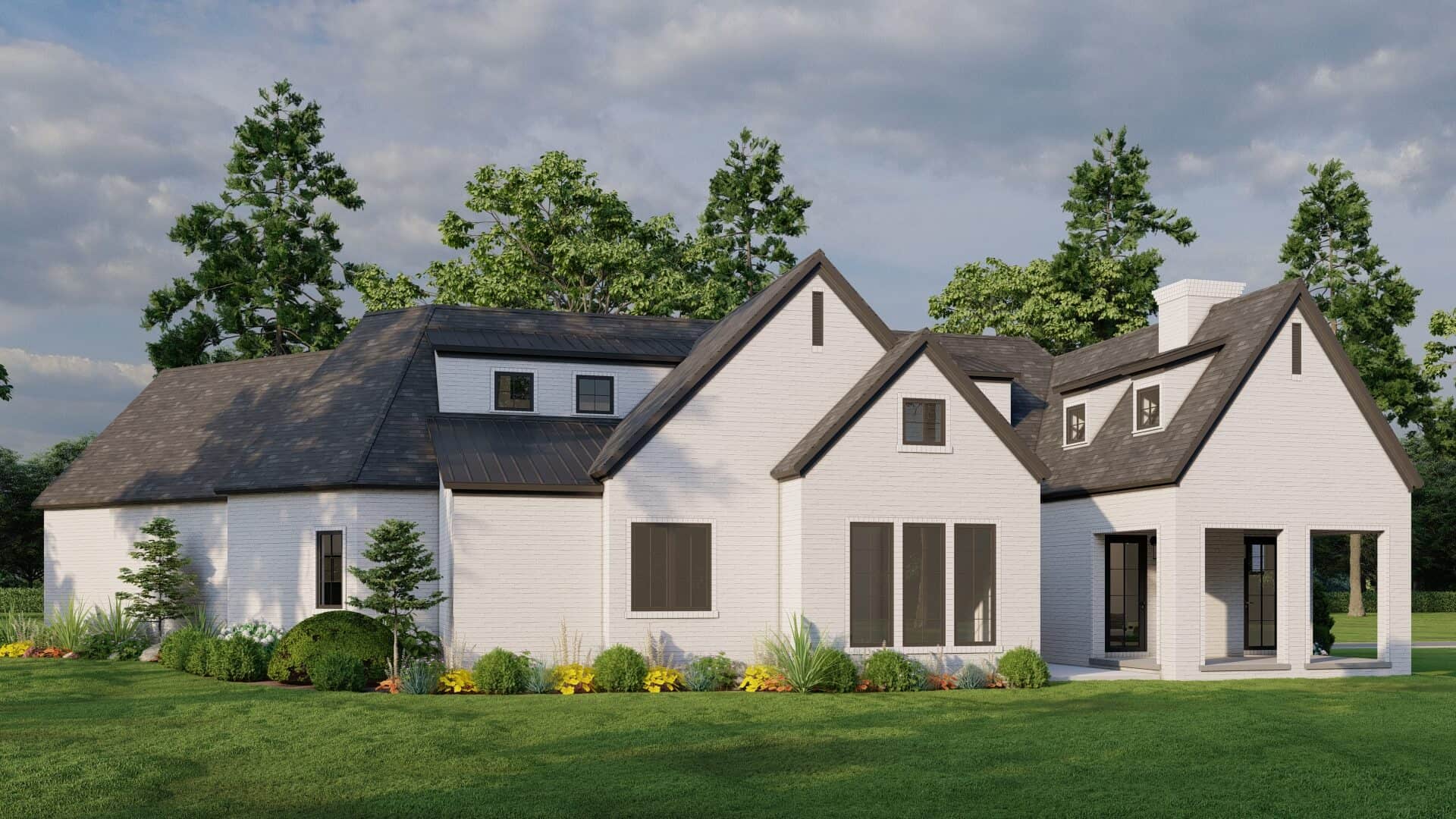 Left Side View of this 3-Bedroom,2782 Sq Ft Plan -193-1198