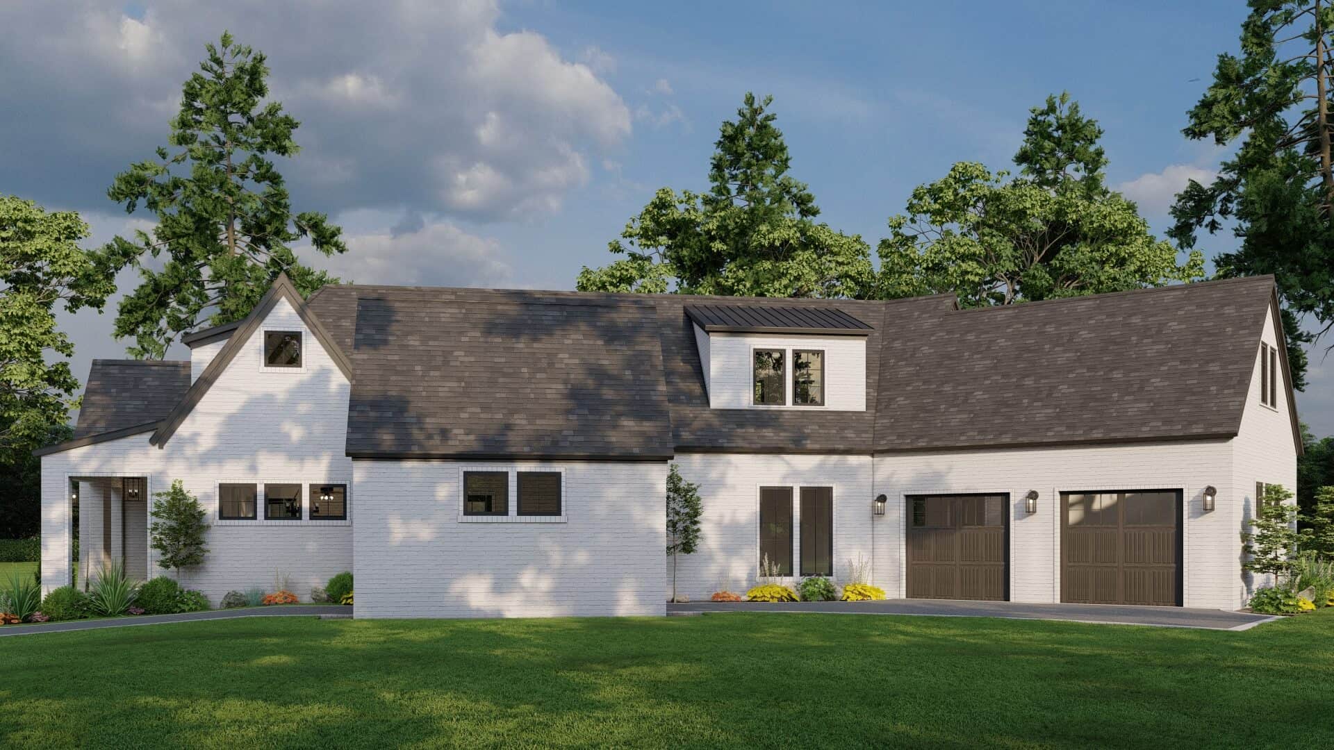 Right Side View of this 3-Bedroom,2782 Sq Ft Plan -193-1198