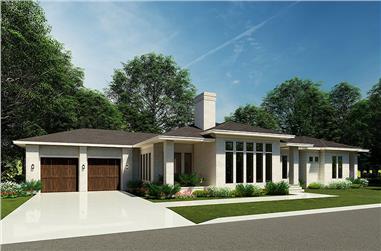 4-Bedroom, 3092 Sq Ft Prairie House - Plan #193-1204 - Front Exterior