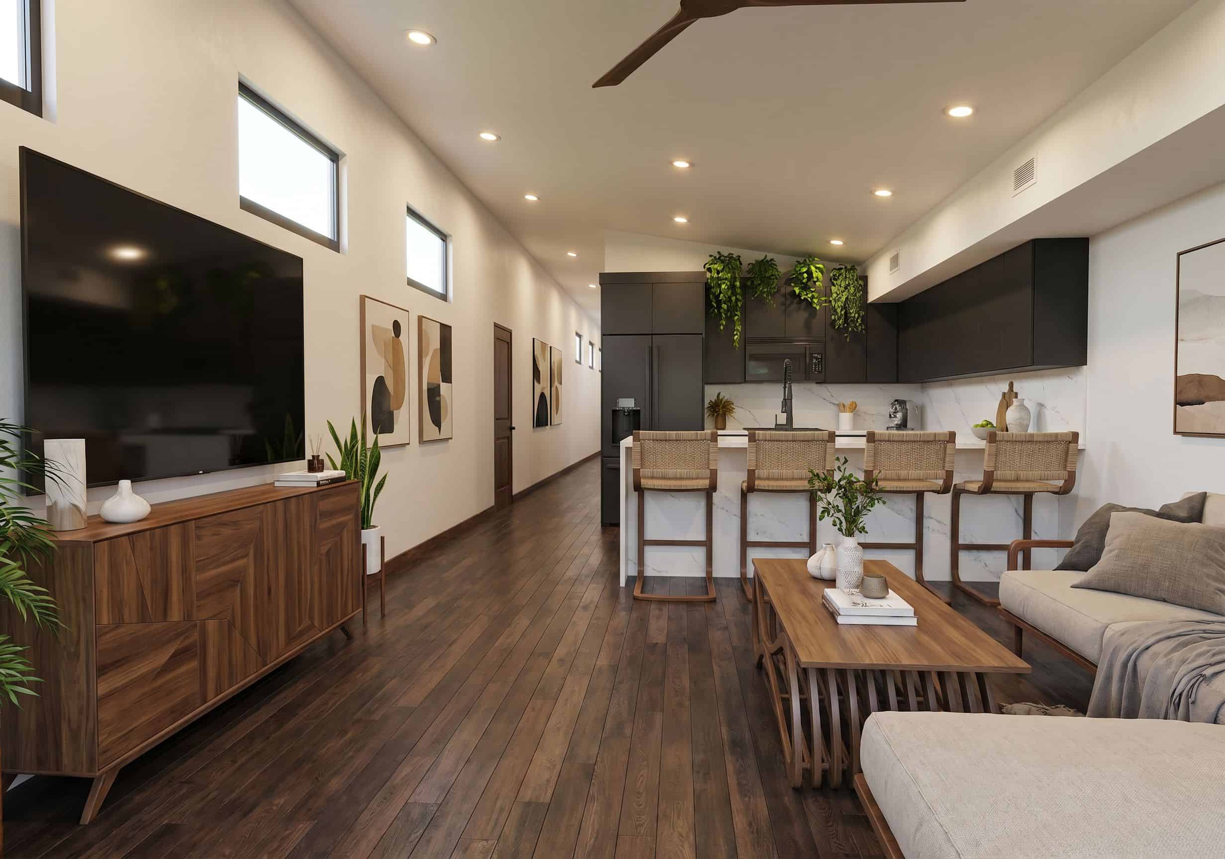 Great Room of this 3-Bedroom,1365 Sq Ft Plan -193-1206