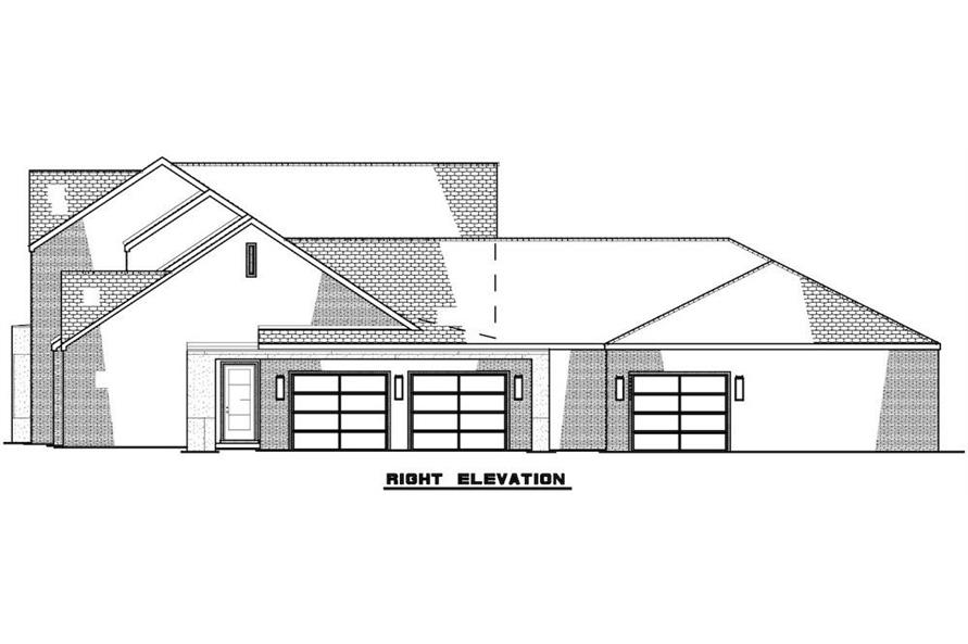 193-1207: Home Plan Right Elevation