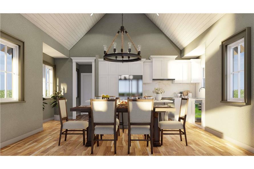 Dining Room of this 1-Bedroom,1008 Sq Ft Plan -193-1218