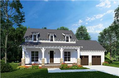 3-Bedroom, 1773 Sq Ft Farmhouse House Plan - 193-1236 - Front Exterior