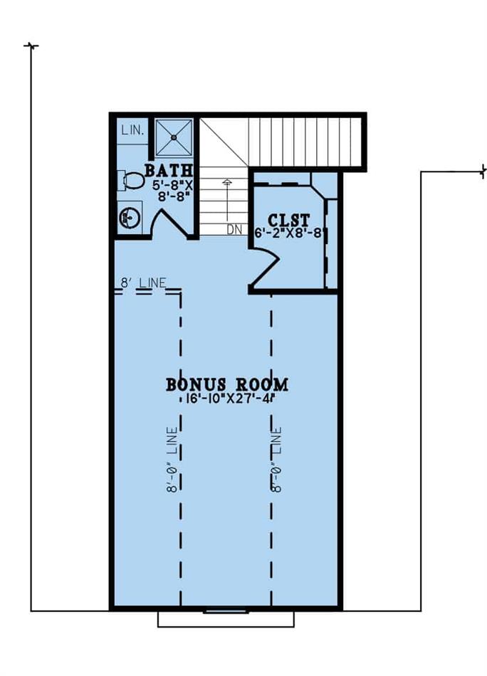 Contemporary Home Plan 3 Bedrms 3 Baths 2416 Sq Ft 193 1238