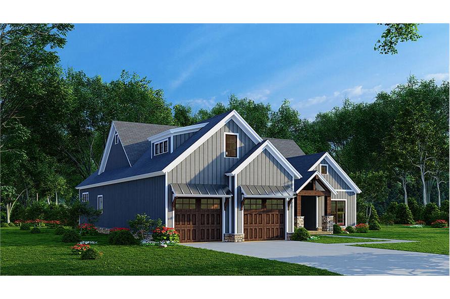 Left View of this 3-Bedroom,1954 Sq Ft Plan -193-1242