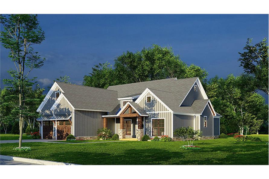 Right View of this 3-Bedroom,1954 Sq Ft Plan -193-1242