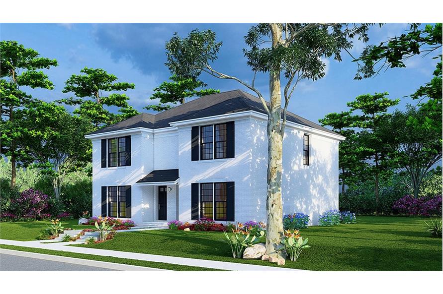 193-1246: Home Plan Right Elevation