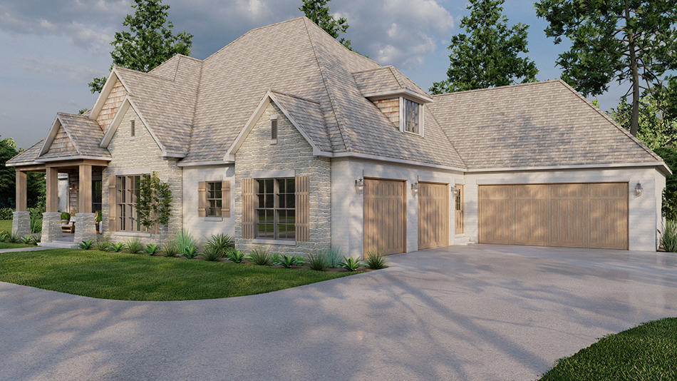Right View of this 4-Bedroom,2340 Sq Ft Plan -193-1258