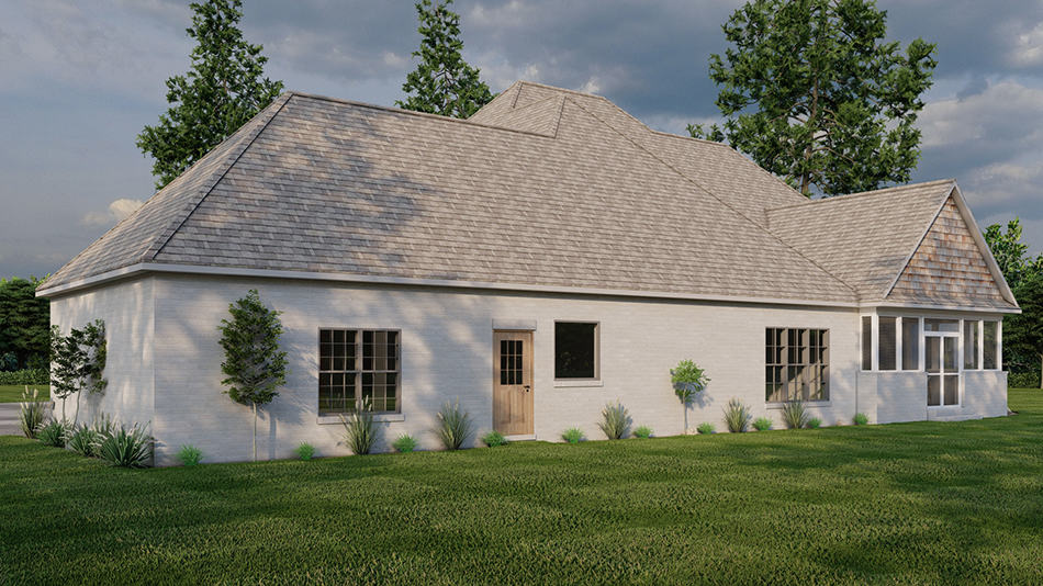 Rear View of this 4-Bedroom,2340 Sq Ft Plan -193-1258