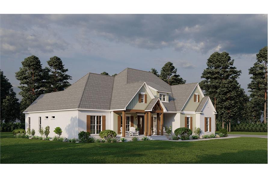 Left View of this 4-Bedroom,2638 Sq Ft Plan -193-1261