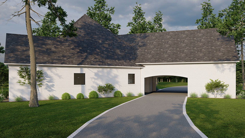 Rear View of this 3-Bedroom,2826 Sq Ft Plan -193-1262