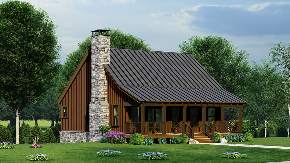 Left View of this 3-Bedroom,1661 Sq Ft Plan -193-1266