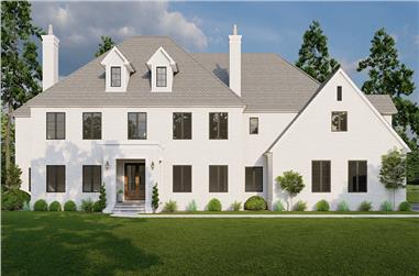 Country Home Plan - 4 Bedrms, 4.5 Baths - 4823 Sq Ft - #193-1270