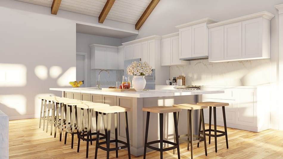 Kitchen: Kitchen Island of this 3-Bedroom,2173 Sq Ft Plan -193-1280