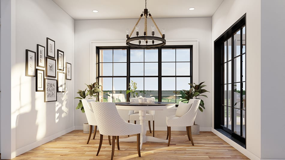 Kitchen: Breakfast Nook of this 3-Bedroom,2173 Sq Ft Plan -193-1280