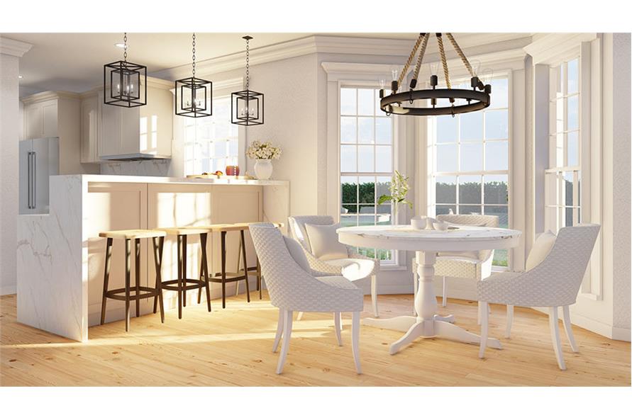 Dining Room of this 3-Bedroom,1265 Sq Ft Plan -193-1281