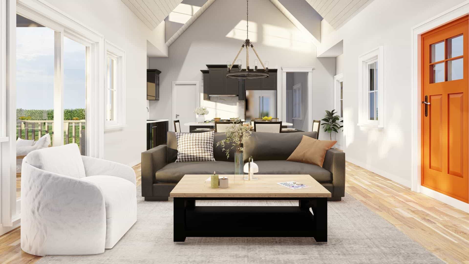 Great Room of this 2-Bedroom,1846 Sq Ft Plan -193-1289