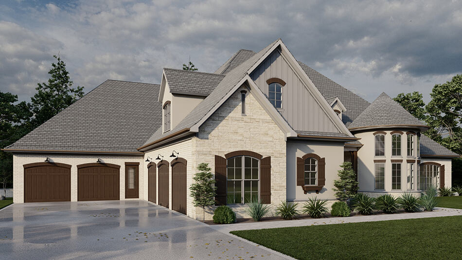 Left Side View of this 6-Bedroom,8769 Sq Ft Plan -193-1291