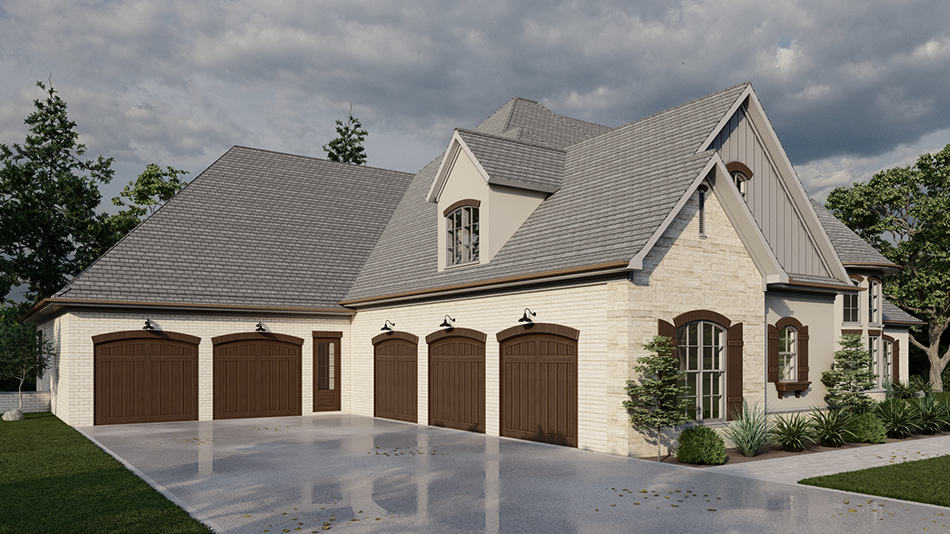 Left Side View of this 6-Bedroom,8769 Sq Ft Plan -193-1291