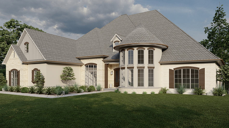 Right Side View of this 6-Bedroom,8769 Sq Ft Plan -193-1291